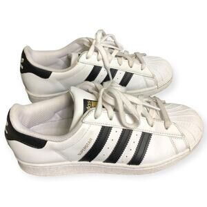 Adidas Originals Women's Superstar 3-Stripes Sneaker White/Black 6.5